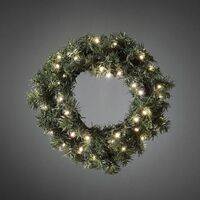 CHRISTMAS LIGHT WREATH 40CM LED SENSOR&TIMER