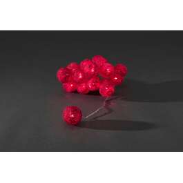 JOULUVALO 16 LED PALLIA PUNAISTA 35cm IP20