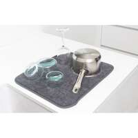 DISH DRYING MAT BRABANTIA MICROFIBER DARK GRAY DISH DRYING MAT BRABANTIA MICROFIBER DARK GRAY
