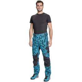 Belted Pants Cerva Neurum Camouflage Blue