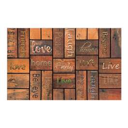 MUD MATT STONE 45X70CM BROWN 010 MUD MATT STONE 45X70CM BROWN 010