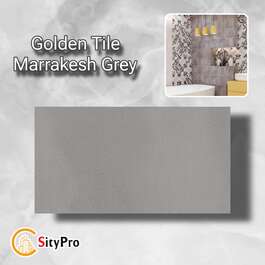 Ceramic floor tile Golden Tile Marrakesh,gray, 186x186