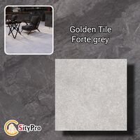 Floor tile Golden Tile Forte, gray, 300x300