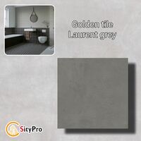 Ceramic floor tile Golden Tile Laurent,gray, 186x186