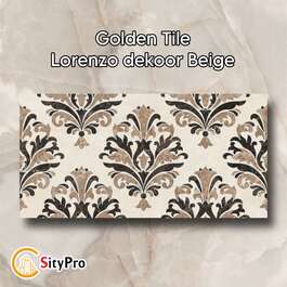 Wall tile Golden Tile Lorenzo,decor beige, 300x600