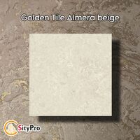 Floor tile Golden Tile Almera,beige, 607x607