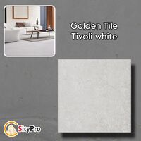 Laatta lattiaan Golden Tile Tivoli, valkoinen, 607x607
