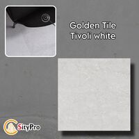 Floor tile Golden Tile Tivoli,white, 400x400
