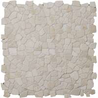 NAT.MOSAIIKKI  30X30 WHITE INTERLOCK