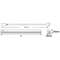 LED linear luminaire  TL2017-8W,valge