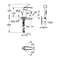 Basin mixer GROHE START 23123001 HYGIENICA