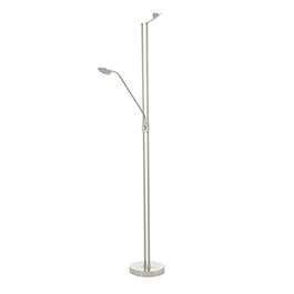 BAYA LED Nickel Floor Lamp