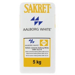 TSEMENT VALGE SAKRET 5kg