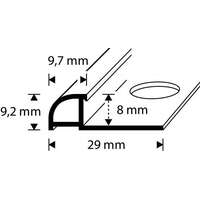 DIONE PLAADIL.AL 8MM HÕBE ANOD DIONE PLAADIL.AL 8MM HÕBE ANOD