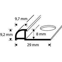 DIONE PLAADIL.AL 8MM HÕBE ANOD DIONE PLAADIL.AL 8MM HÕBE ANOD