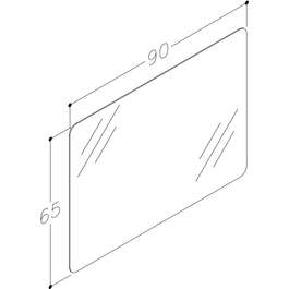 VANNITOAPEEGEL RB 90X80CM ART.1010600