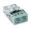 TERMINAL WAGO 2x2,5mm2 White 100tk/PK TERMINAL WAGO 2x2,5mm2 White 100tk/PK