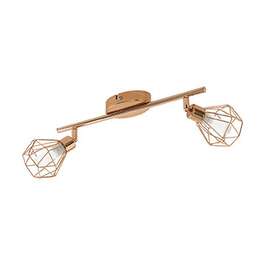 Ceiling light ZAPATA 2-lamp G9 2x2.5W LED Copper