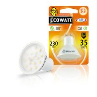 PIRN ECOWATT 3.2W GU10 LED SOE White