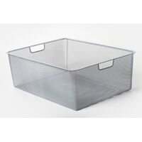 BASKET IN-OUT 535X410X185 MESH 2 SILVER