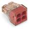TERMINAL WAGO 4x1,5-4mm² 100tk/PK TERMINAL WAGO 4x1,5-4mm² 100tk/PK