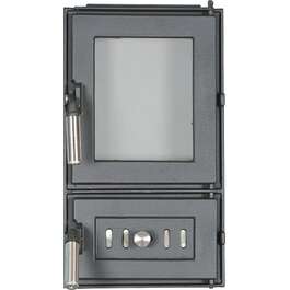 Stove door SVT531 370x180 glass