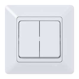 LÜLITI MIKRO 2-NE RAAMIGA IP44 VALGE