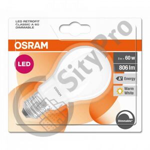 PIRN OSRAM 6,5W E27 CLA60FR SSTAR DIM 806lm