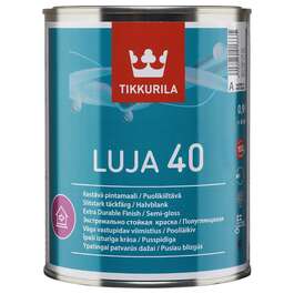 SEINAVÄRV TIKKURILA LUJA 40 A 0,9L POOLLÄIKIV