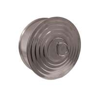 Round Soot Cleanout Door 12.5 Chrome PISL