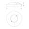 PLASTIKROSETT EXPERT 15mm KROOM