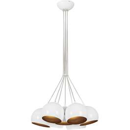 VALGUSTI BALL WHITE-GOLD 6604 7xGU10