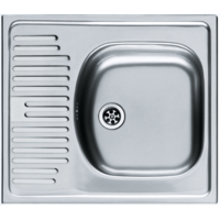 Stainless steel sink FRANKE ETN 611-58I+VALVE