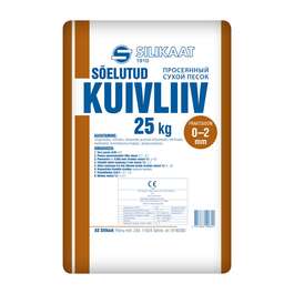 KUIVLIIV SILIKAAT 0-2MM 25kg