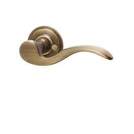 Door Handle R80/202 Brass/Bronze Satin