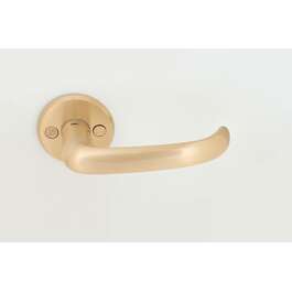 DOOR HANDLE VAL98/01 BRASS/BRASS SATIN