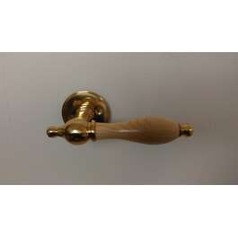 Door Handle Stella 2472 Pine/Brass
