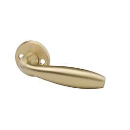 Door Handle VAL95 Brass/Brass Satin