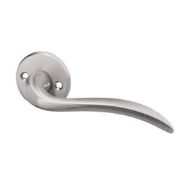 Door Handle VAL17 Brass/Stainless Steel Finish