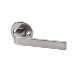 Door Handle VAL70 Zinc / Stainless Steel Finish