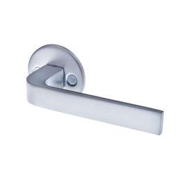 Door Handle VAL70 Zinc / Chrome Satin