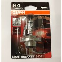 Автомобильная лампа NBREAKER SILVER H4 55W 12V BL1