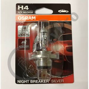 Автомобильная лампа NBREAKER SILVER H4 55W 12V BL1