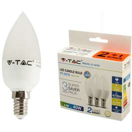 BULB  V-TAC 5,5W E14 LED (2+1)