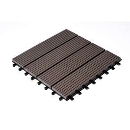 TERRASSIPLAAT WPC brown 300X300