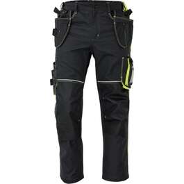 РАБОЧИЕ ШТАНЫ  CERVA KNOXFIELD С НАКЛАДНЫМИ КАРМАНАМИ  ЧЕРНЫЙ  56