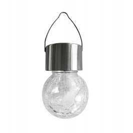 VALGUSTI SOLAR KULA LED IP44 SATIIN/KLAAS