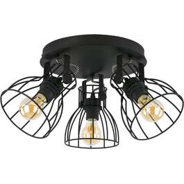 ALANO Black Ceiling Light 60W 3xE27