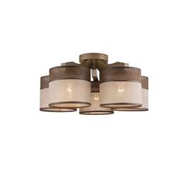 Plafondi ANDREA 5x60W E27 SONOMA