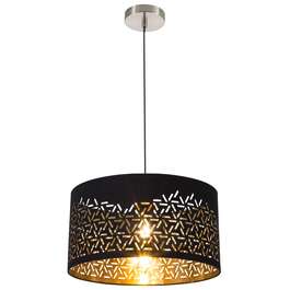 VALGUSTI LILLY 1x40W E27 MUST/KULD, RIPP